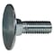 Midwest Fastener Elevator Bolt, 3/8"-16 Thrd Sz, 1-1/4 in L, Steel, Zinc Plated Finish, 8 PK 71311 - alternate 1